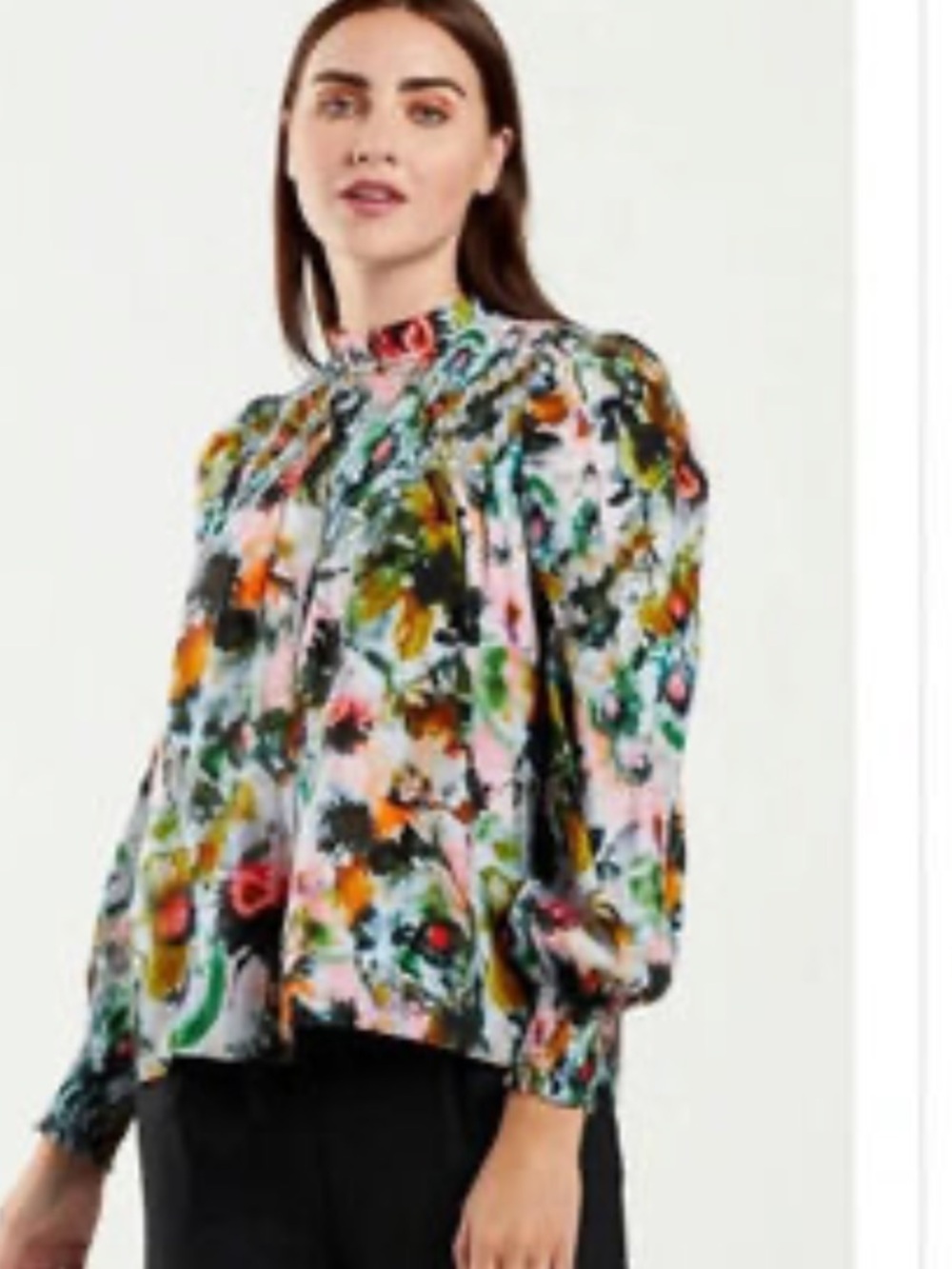 Marie Oliver Floral Shirt Dress medium